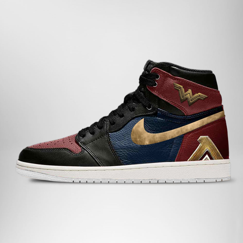 DC Justice League Wonder Woman Air Jordan 1 High Top Shoes