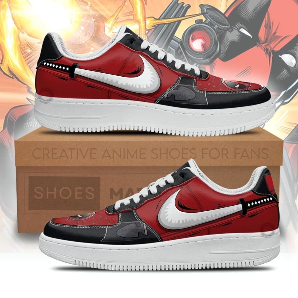 Deadpool Air Jordan 1 Low Top Shoes