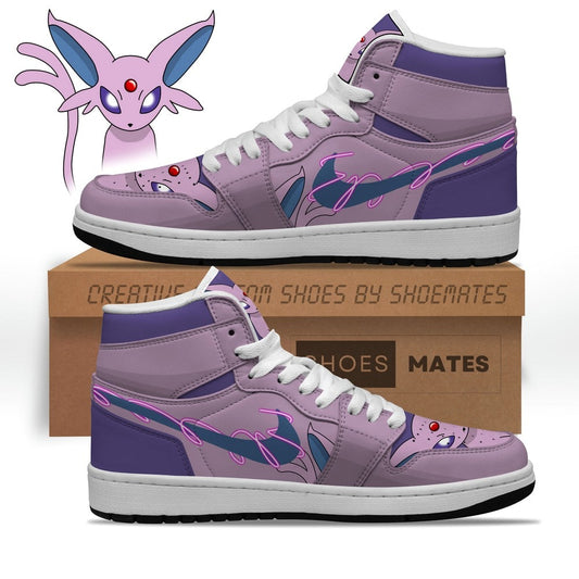 Espeon Pokemon Air Jordan 1 High Top Shoes