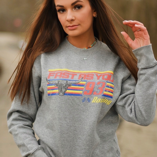 Fast As You Racing Crewneck Sweatshirt