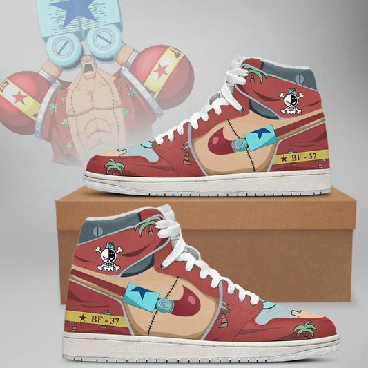 Franky One Piece Air Jordan 1 High Top Shoes SMFOPA2 - Shoesmates