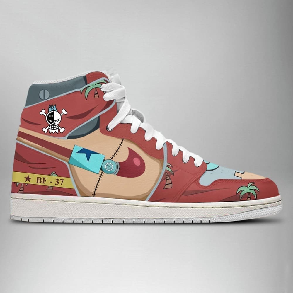 Franky One Piece Air Jordan 1 High Top Shoes SMFOPA2 - Shoesmates