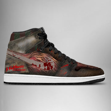 Freddy vs Jason Halloween Air Jordan 1 High Top Shoes Version 2