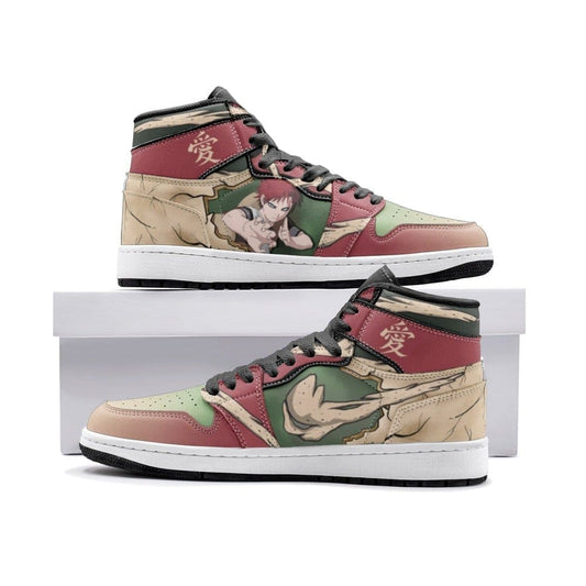 Gaara Ninja Air Jordan 1 High Top Shoes