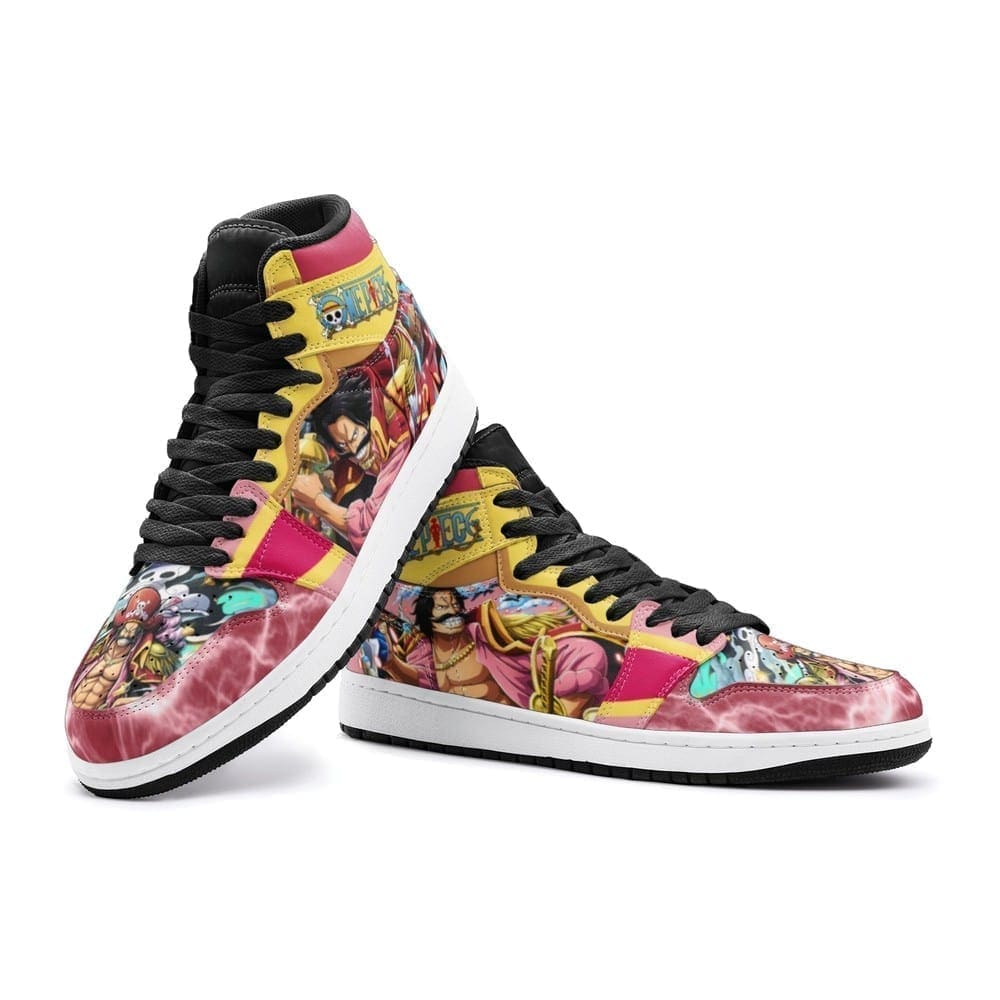 Gol D. Roger One Piece Air Jordan 1 High Top Shoes