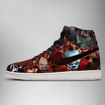 Horror Killers Air Jordan 1 High Top Shoes