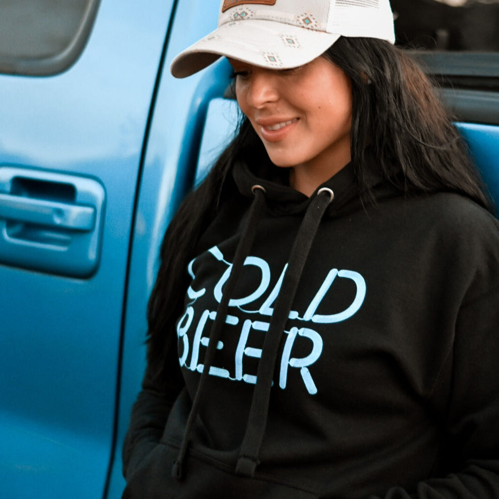 Cold Beer Neon Sign Hoodie