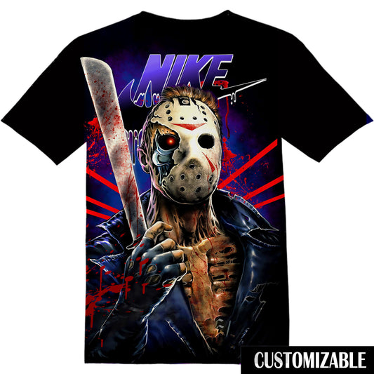 Halloween Horror Friday the 13th Jason Voorhees Tshirt Adult And Kid Tshirt