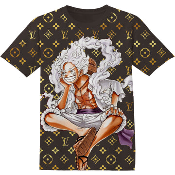 Luffy gear 5 One Piece Fan Adult And Kid LV Tshirt