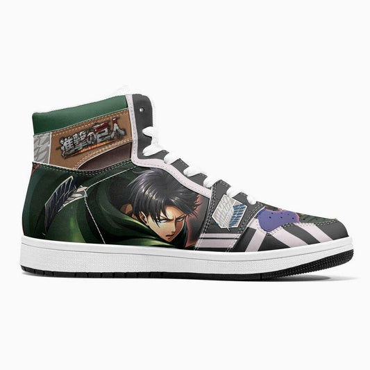 Levi Ackerman Timeskip Shingeki No Kyojin JD1 High Top Shoes