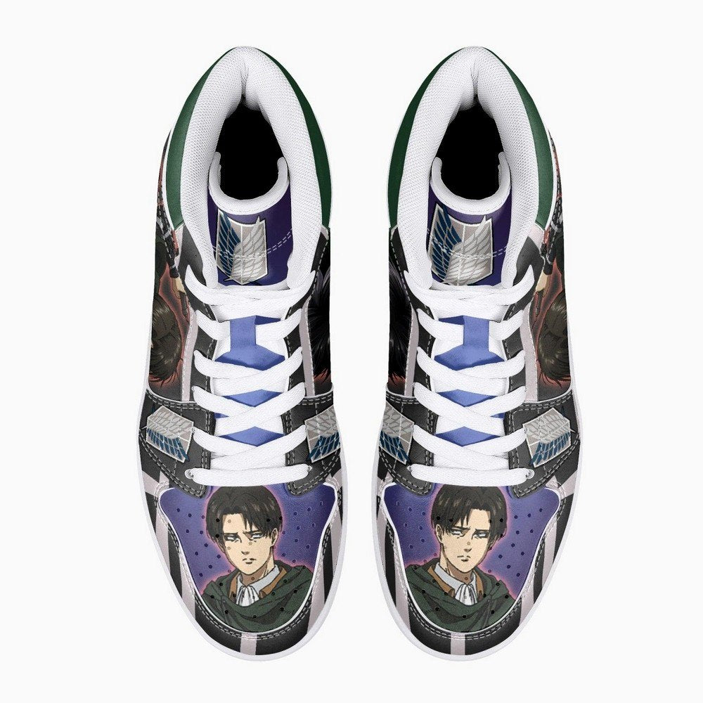 Levi Ackerman Timeskip Shingeki No Kyojin JD1 High Top Shoes