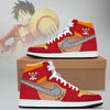 Luffy One Piece Air Jordan 1 High Top Shoes SMLOPA2 - Shoesmates