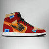 Luffy One Piece Air Jordan 1 High Top Shoes SMLOPA3 - Shoesmates