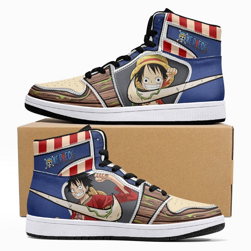 Luffy One Piece JD1 High Top Shoes - Shoesmates