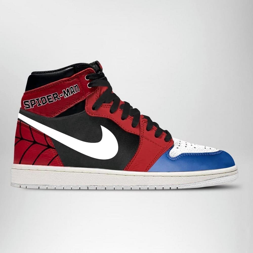 Andrew Garfield Spiderman Air Jordan 1 High Top Shoes