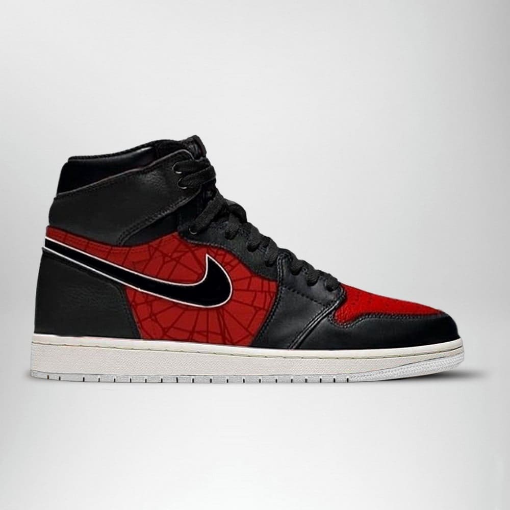 Avengers - Spiderman Air Jordan 1 High Top Shoes SMASAJ1