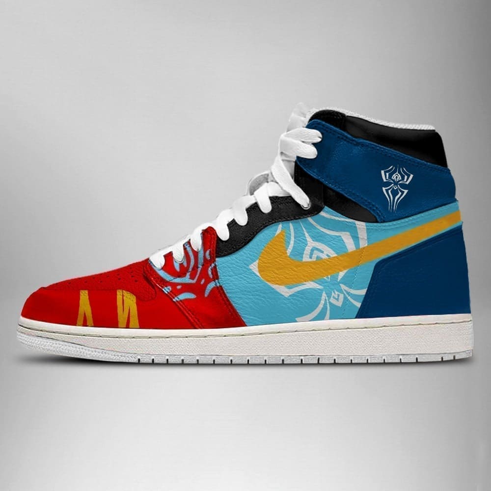 India Spider-Man Air Jordan 1 High Top Shoes SMISMA1