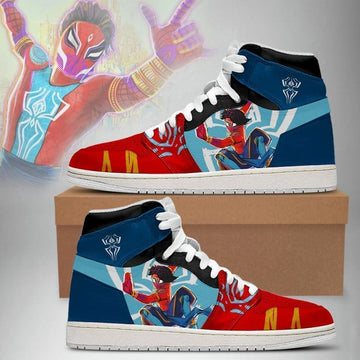 India Spider-Man Air Jordan 1 High Top Shoes SMISMA2