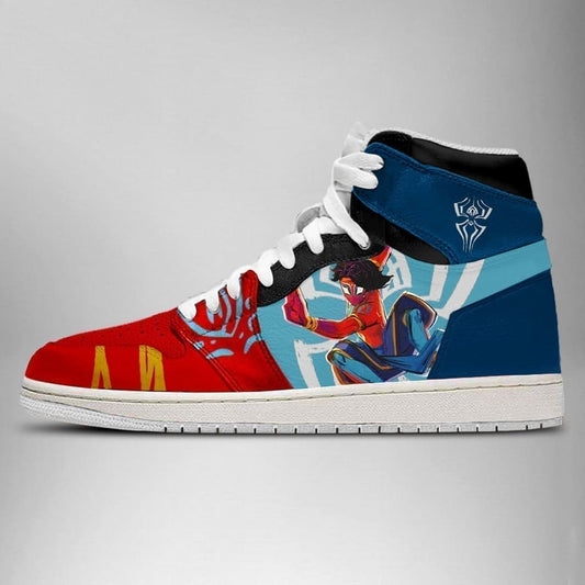 India Spider-Man Air Jordan 1 High Top Shoes SMISMA2