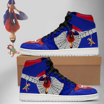 Spider-Man Peter B. Parker Air Jordan 1 High Top Shoes