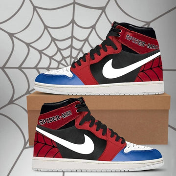 Spider-Man Air Jordan 1 High Top Shoes SMSMAJ1