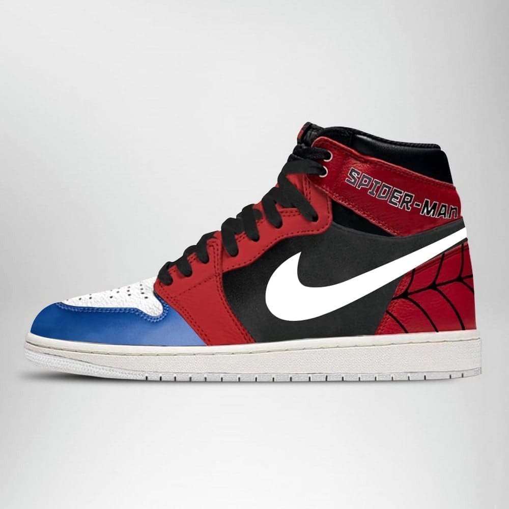 Spider-Man Air Jordan 1 High Top Shoes SMSMAJ1