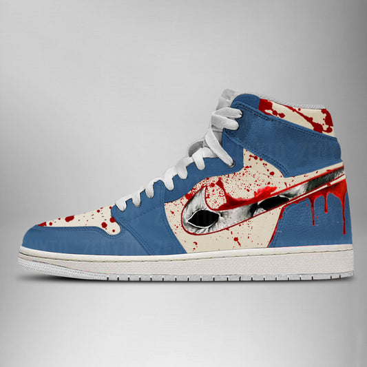 Michael Myers Halloween Air Jordan 1 High Top Shoes Version 4