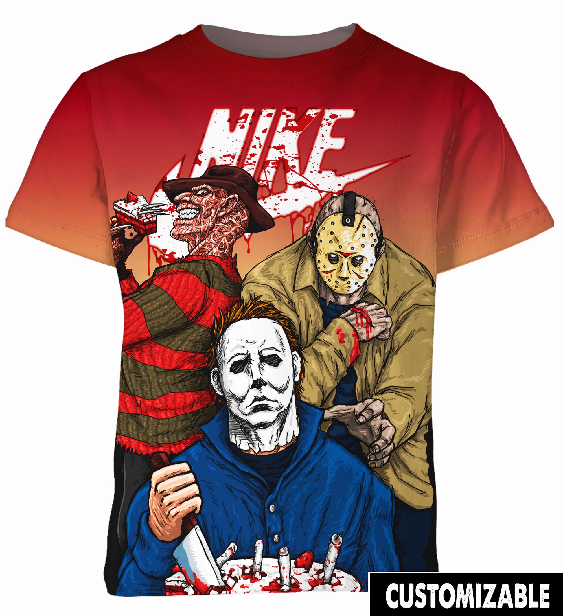 Halloween Top Killers Shirt Horror Movie Jason Voorhees Michael Myers Freddy Shirt Adult And Kid Tshirt Hoodie VA