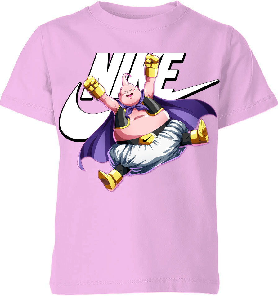 Gift For Anime Lover Majin Buu Dragon Ball Pink Adult And Kid Tshirt