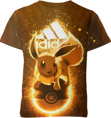 Anime Gift For Eevee Pokemon Fan Adult And Kid Tshirt Pokemonpok