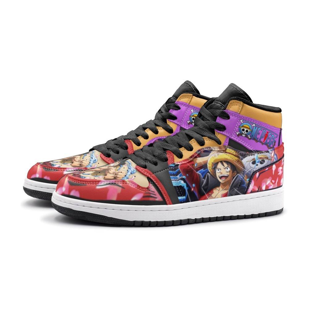 Monkey D. Luffy Armament Haki Ryuo One Piece Air Jordan 1 High Top Shoes - Shoesmates