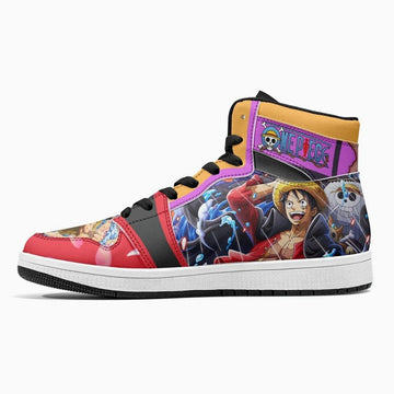 Monkey D. Luffy Armament Haki Ryuo One Piece JD1 High Top Shoes - Shoesmates