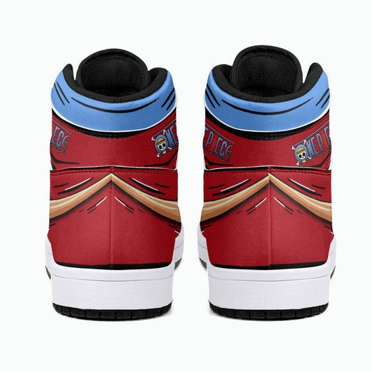 Monkey D. Luffy Fist One Piece JD1 High Top Shoes - Shoesmates