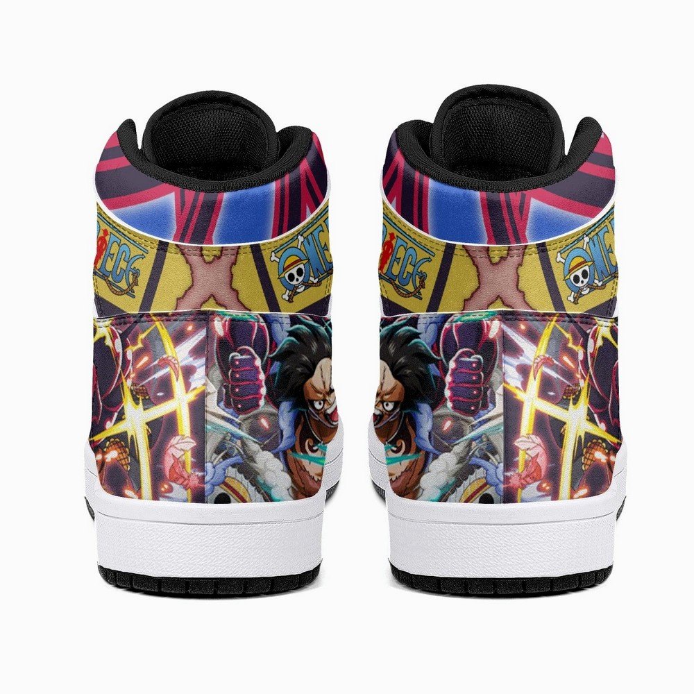 Monkey D. Luffy Gear 4th Bound Man One Piece JD1 High Top Shoes - Shoesmates