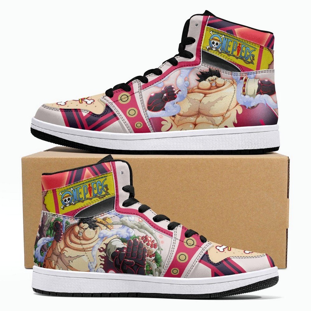 Monkey D. Luffy Gear 4th Tank Man One Piece JD1 High Top Shoes - Shoesmates