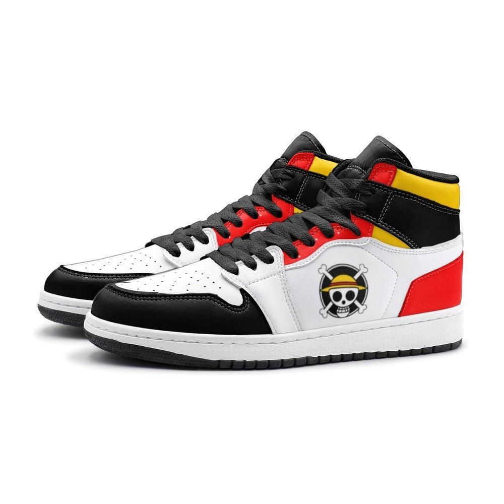 Monkey D. Luffy One Piece Air Jordan 1 High Top Shoes - Shoesmates