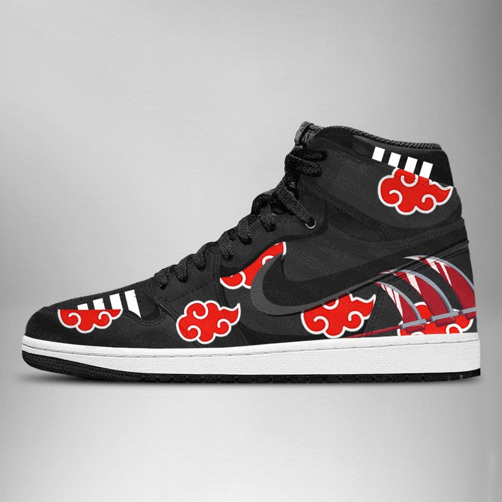 Naruto Akatsuki Hidan AJ1 High Top Shoes Version 2