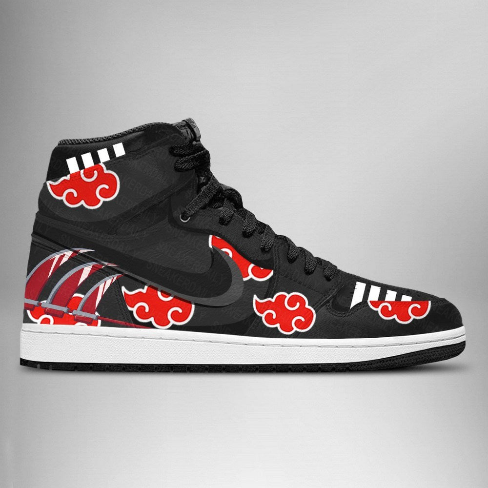 Naruto Akatsuki Hidan AJ1 High Top Shoes Version 2