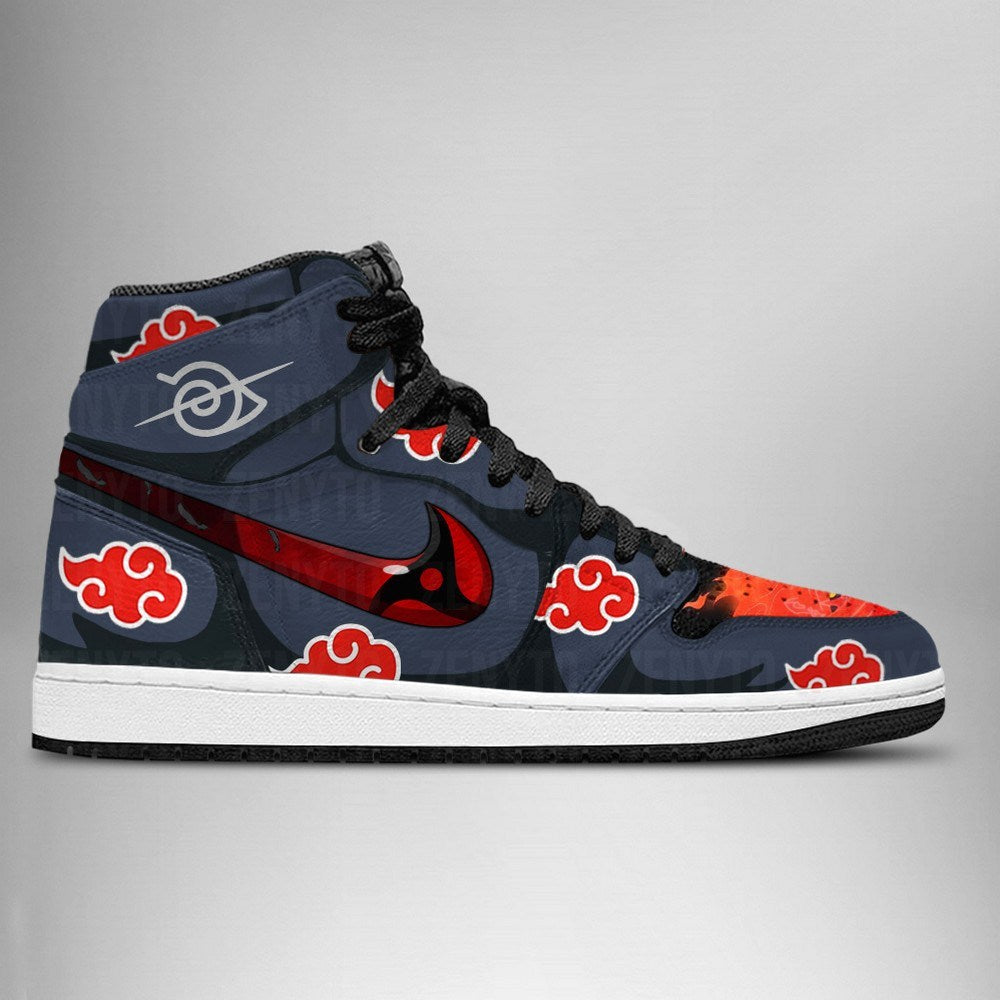 Naruto Akatsuki Itachi AJ1 High Top Shoes Version 2