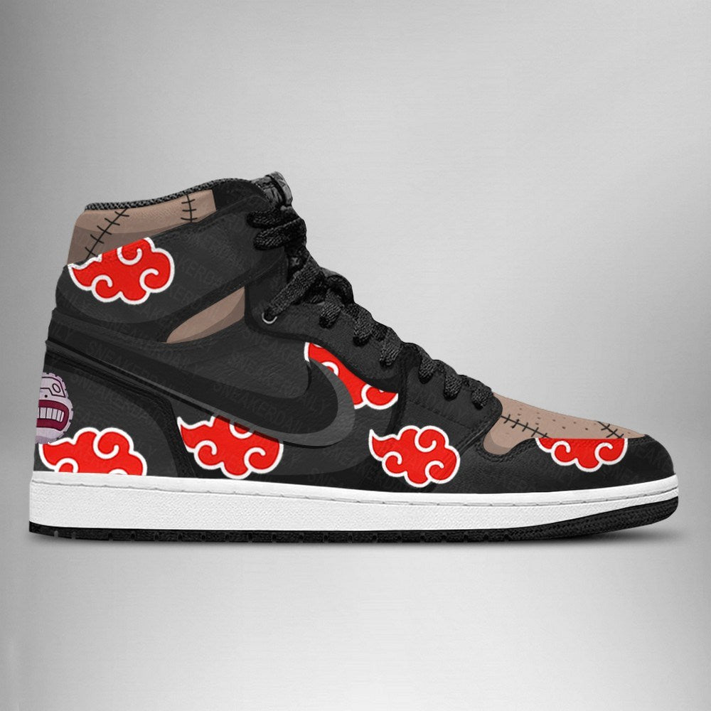 Naruto Akatsuki Kakuzu AJ1 High Top Shoes Version 2