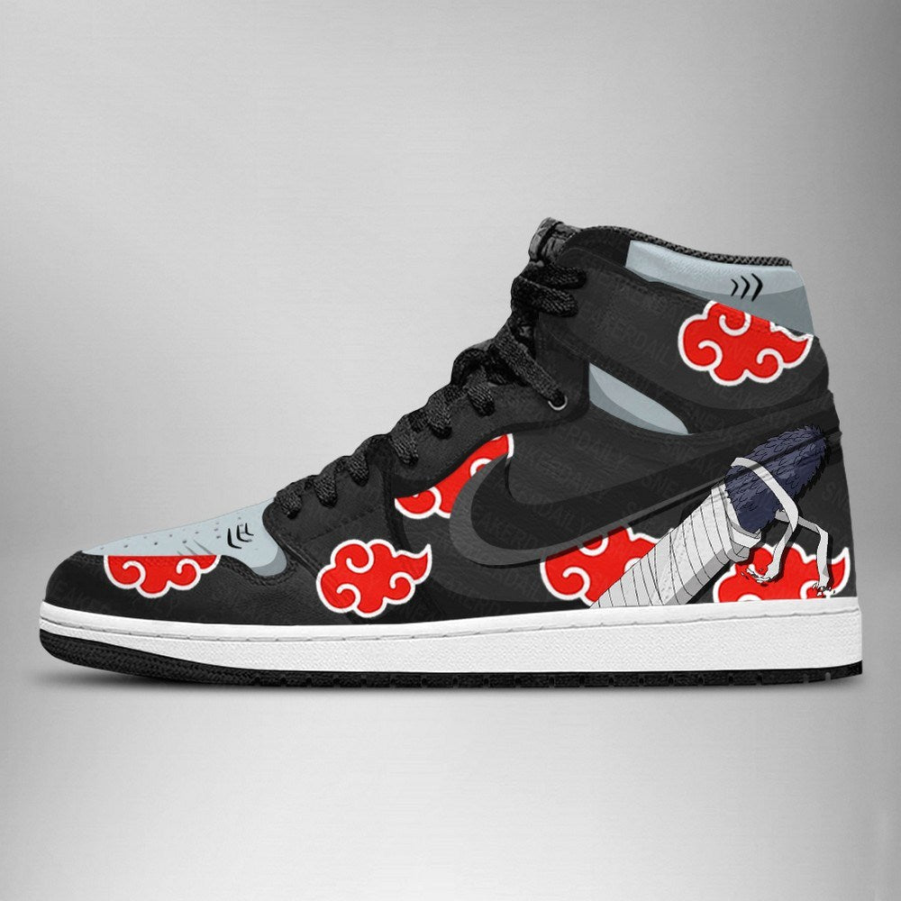 Naruto Akatsuki Kisame AJ1 High Top Shoes