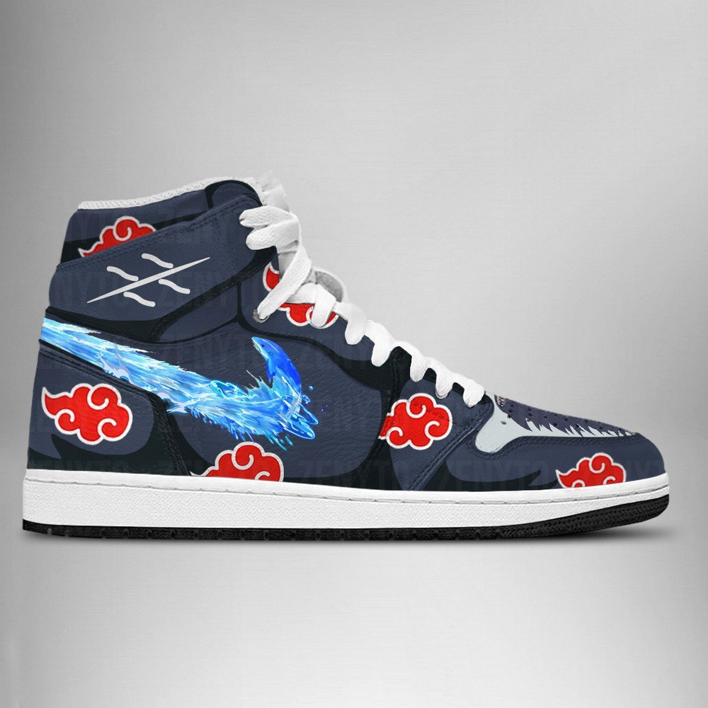 Naruto Akatsuki Kisame AJ1 High Top Shoes Version 2