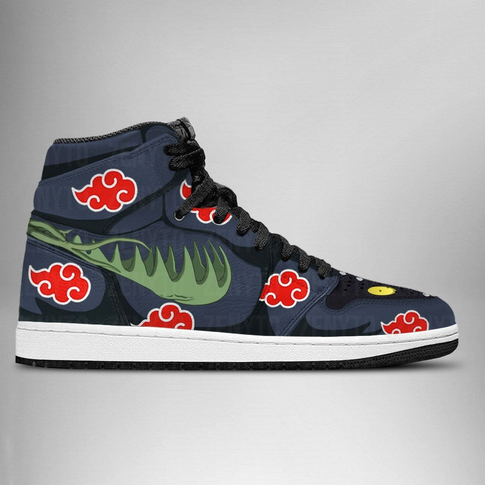 Naruto Akatsuki Zetsu AJ1 High Top Shoes Version 2