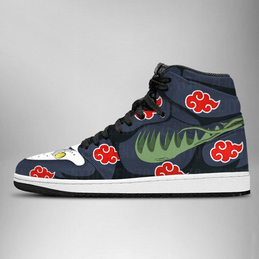 Naruto Akatsuki Zetsu AJ1 High Top Shoes Version 2