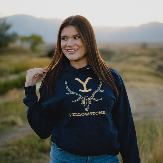 Yellowstone Antlers Hoodie