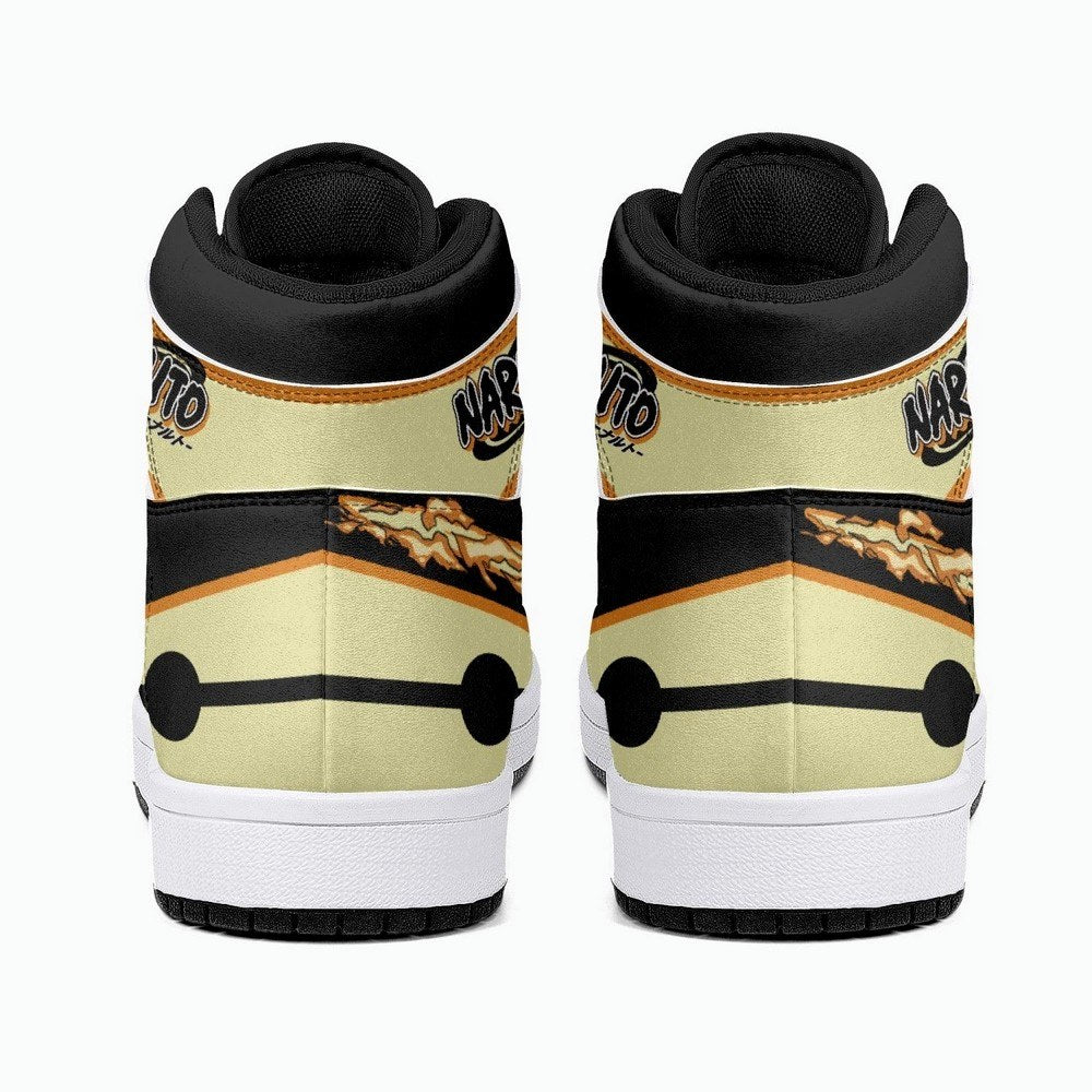 Nine-Tails Chakra Mode Ninja Shippuden JD1 High Top Shoes