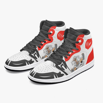 One Piece Luffy Gear 4 AJ1 High Top Shoes - Shoesmates