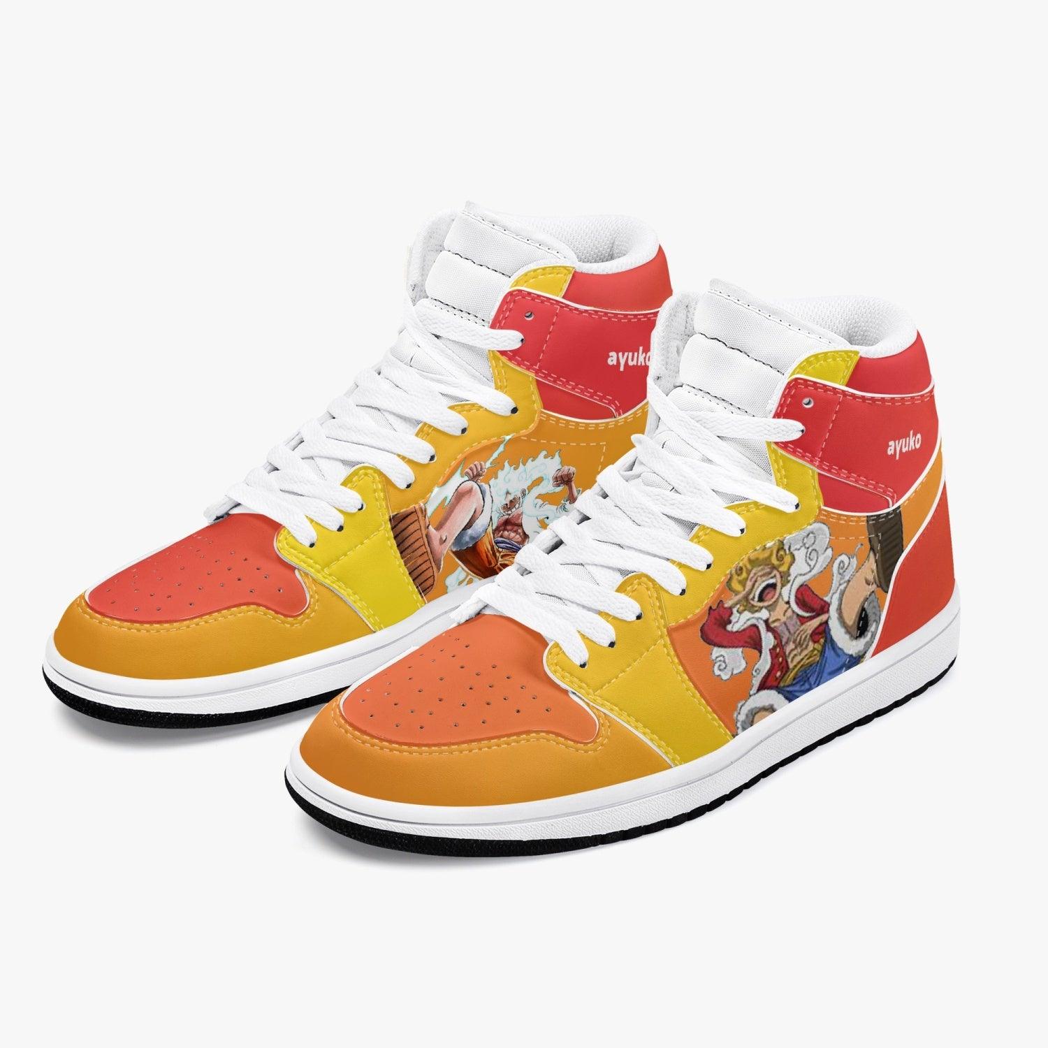 One Piece Luffy Gear 5 AJ1 High Top Shoes - Shoesmates