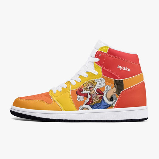 One Piece Luffy Gear 5 AJ1 High Top Shoes - Shoesmates