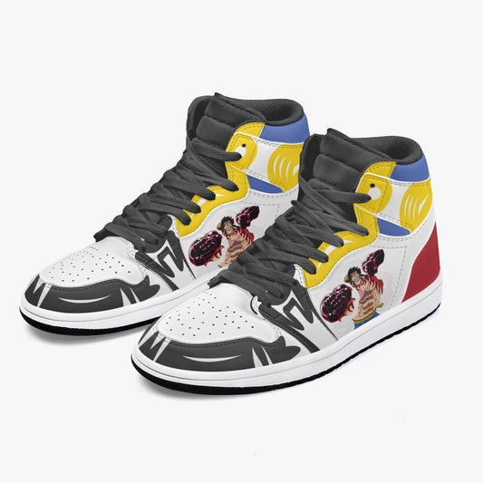 One Piece Luffy Gear 5 AJ1 High Top Shoes V2 - Shoesmates